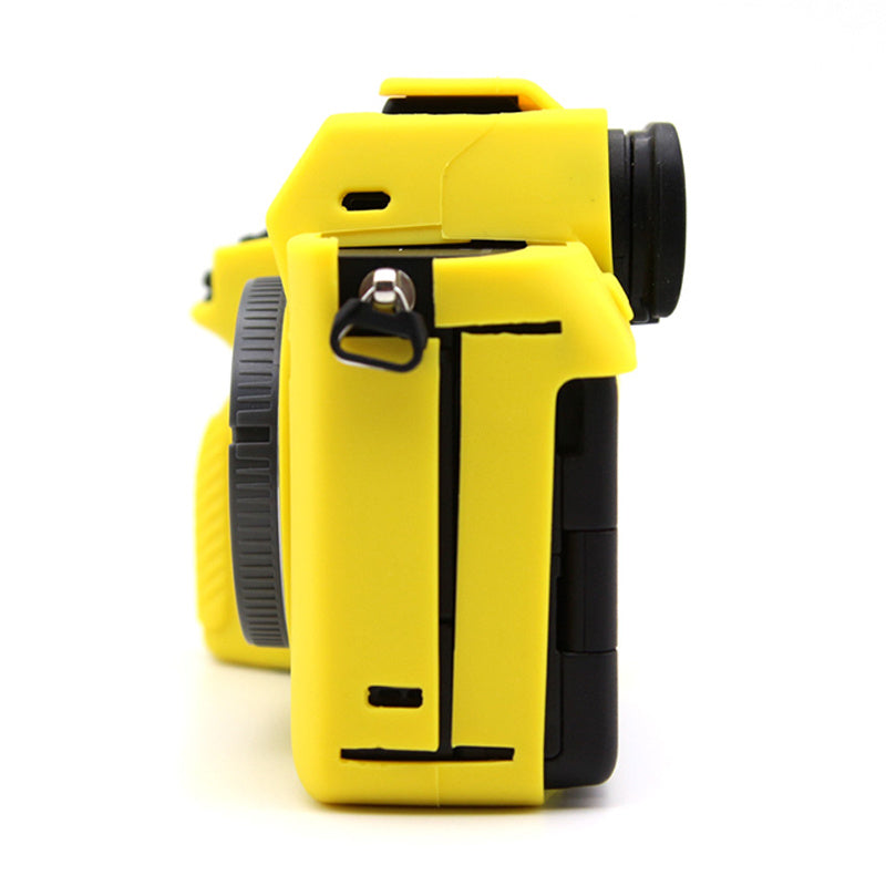 Uniqkart for Sony A7S III  / ILCE-7SM3 / A1 Camera Anti-drop Silicone Case Soft Protective Cover - Yellow