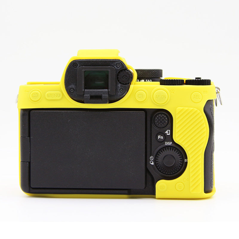 Silicone Case for Sony A7IV / A74 / A7M4 Digital Camera, Dust-proof Anti-scratch Protective Camera Cover - Yellow