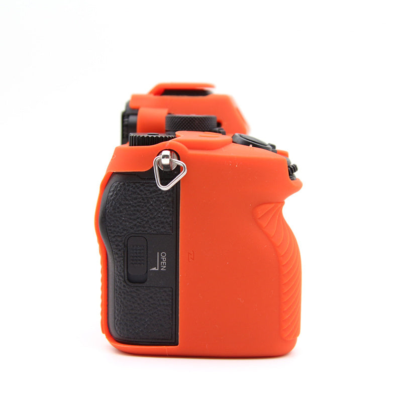 Silicone Case for Sony A7IV / A74 / A7M4 Digital Camera, Dust-proof Anti-scratch Protective Camera Cover - Orange