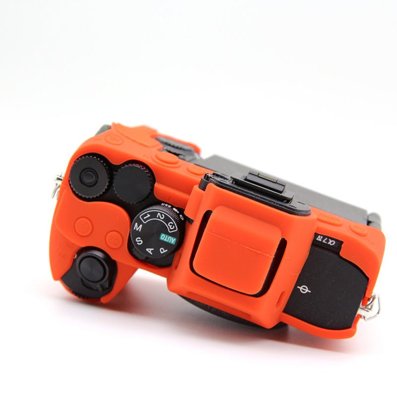Silicone Case for Sony A7IV / A74 / A7M4 Digital Camera, Dust-proof Anti-scratch Protective Camera Cover - Orange