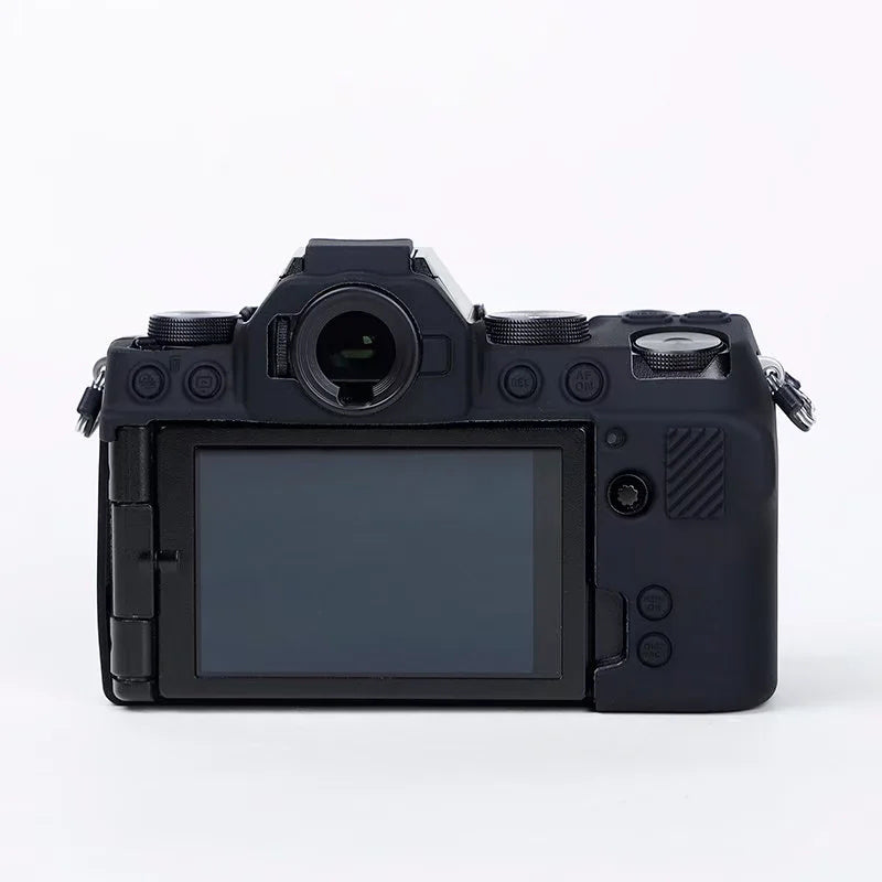Silicone Skin Case for Fujifilm X-S10 Camera, Anti-drop Digital Camera Body Cover Protector - Black