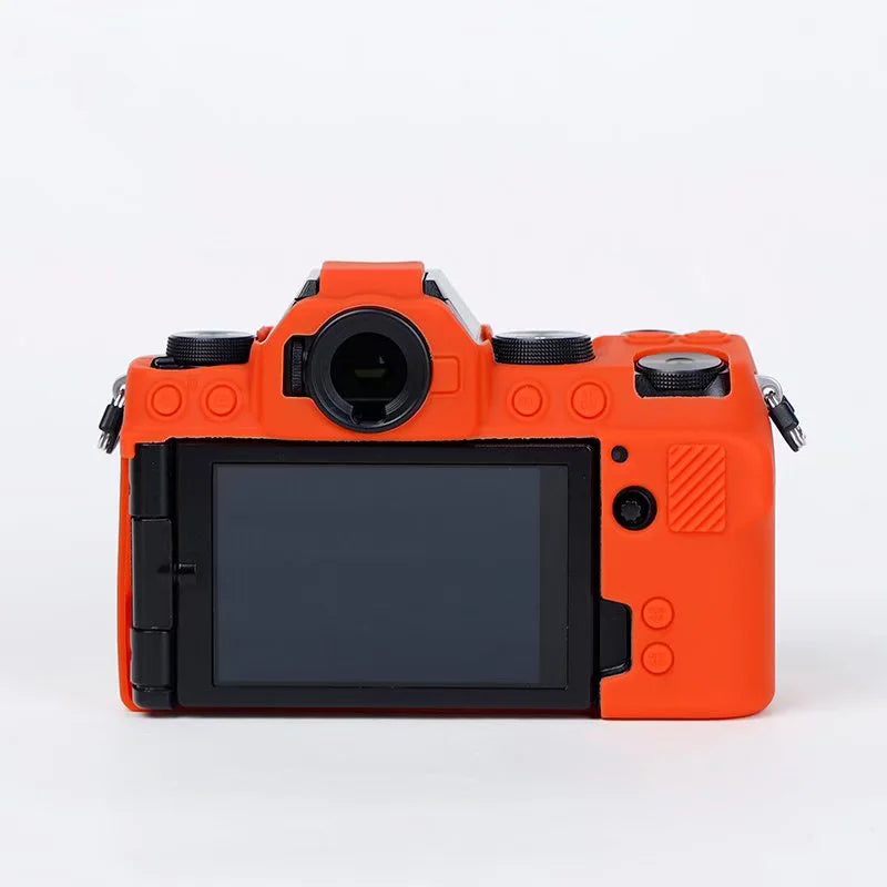 Silicone Skin Case for Fujifilm X-S10 Camera, Anti-drop Digital Camera Body Cover Protector - Orange