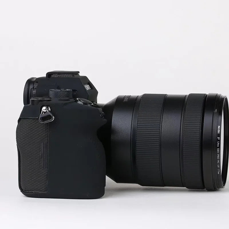 Soft Silicone Case for Sony A9 II / ILCE-9M2 / Alpha 9 II Camera, Anti-drop Protective Cover - Black