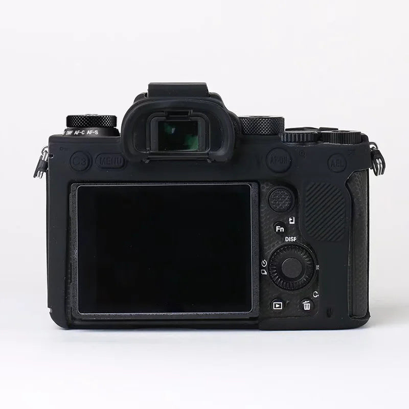 Soft Silicone Case for Sony A9 II / ILCE-9M2 / Alpha 9 II Camera, Anti-drop Protective Cover - Black