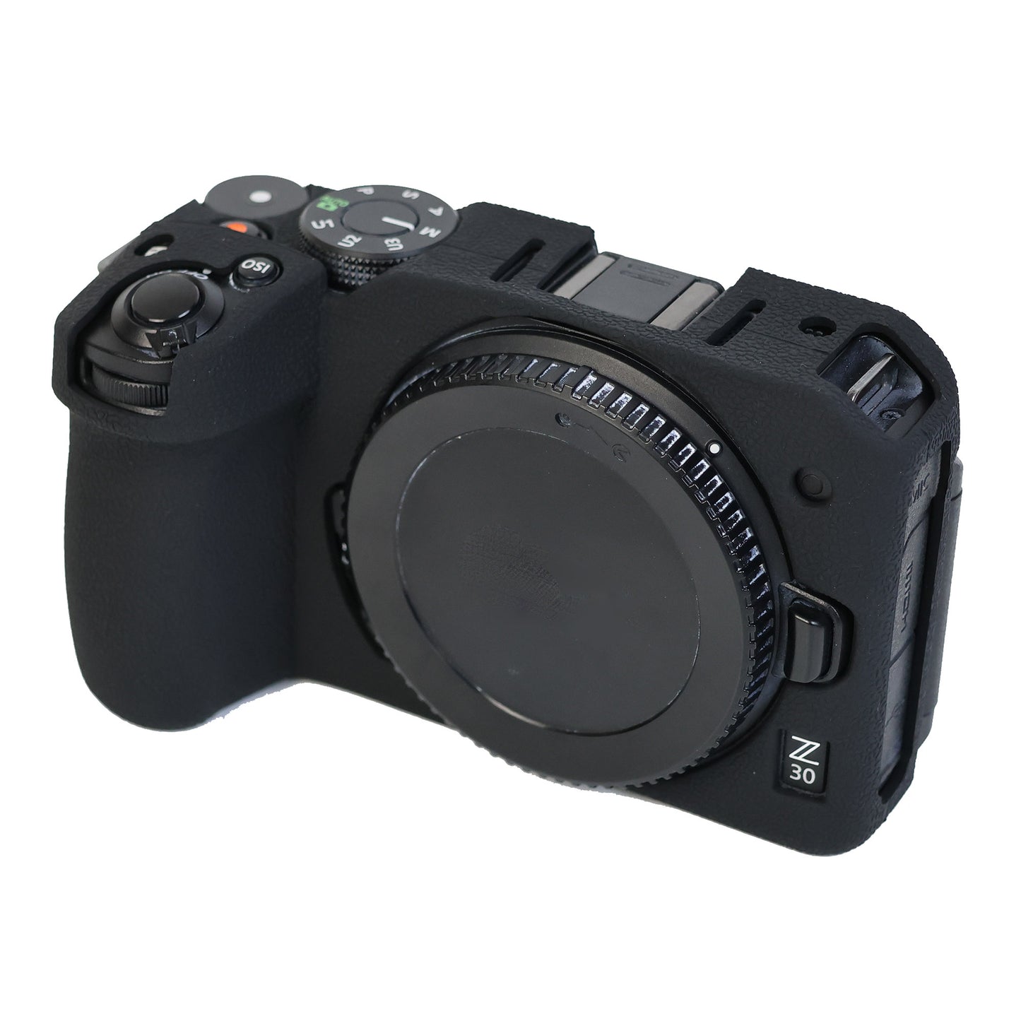 Anti-drop Sleeve for Nikon Z 30 Camera Non-slip Silicone Cover Dust-proof Protective Case - Black