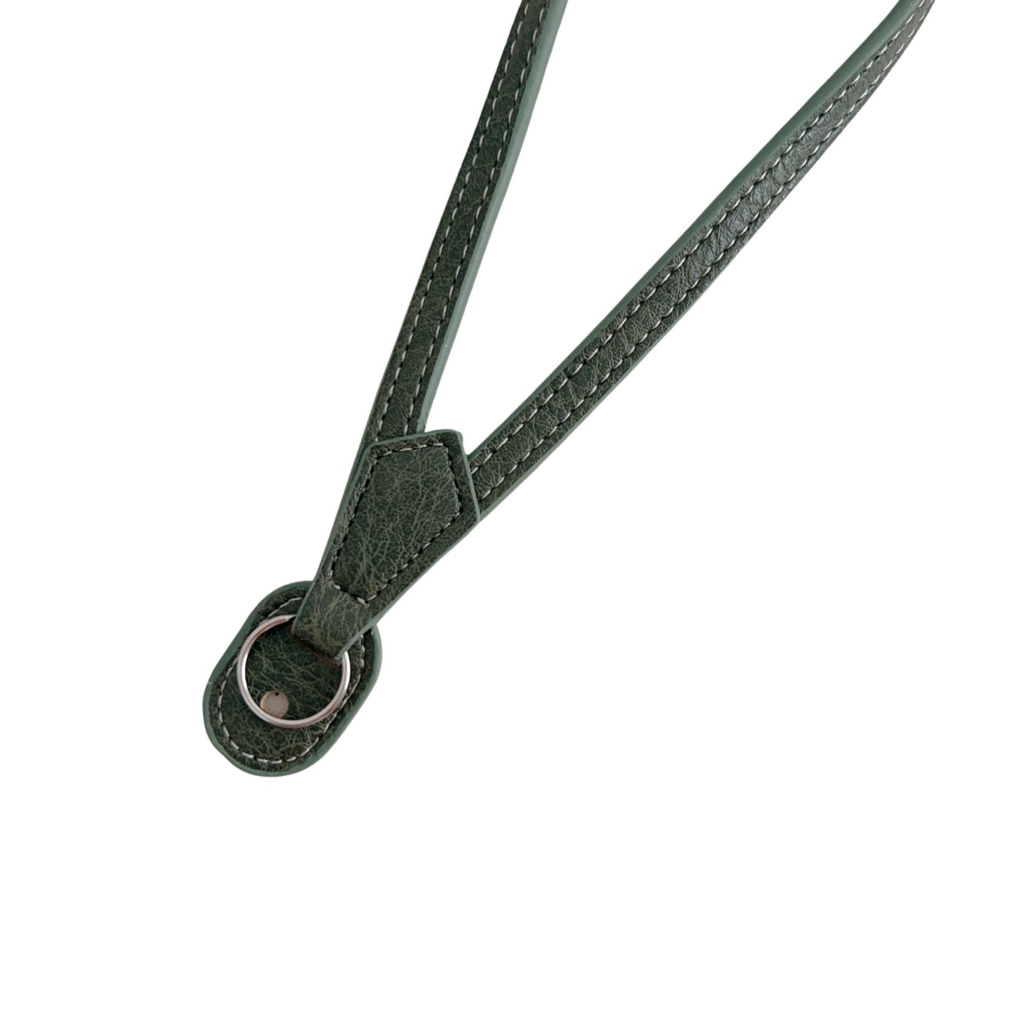 Uniqkart for Canon Nikon Sony Fujifilm Panasonic SLR Camera PU Leather Hand Strap Buffalo Texture Wrist Rope - Coffee