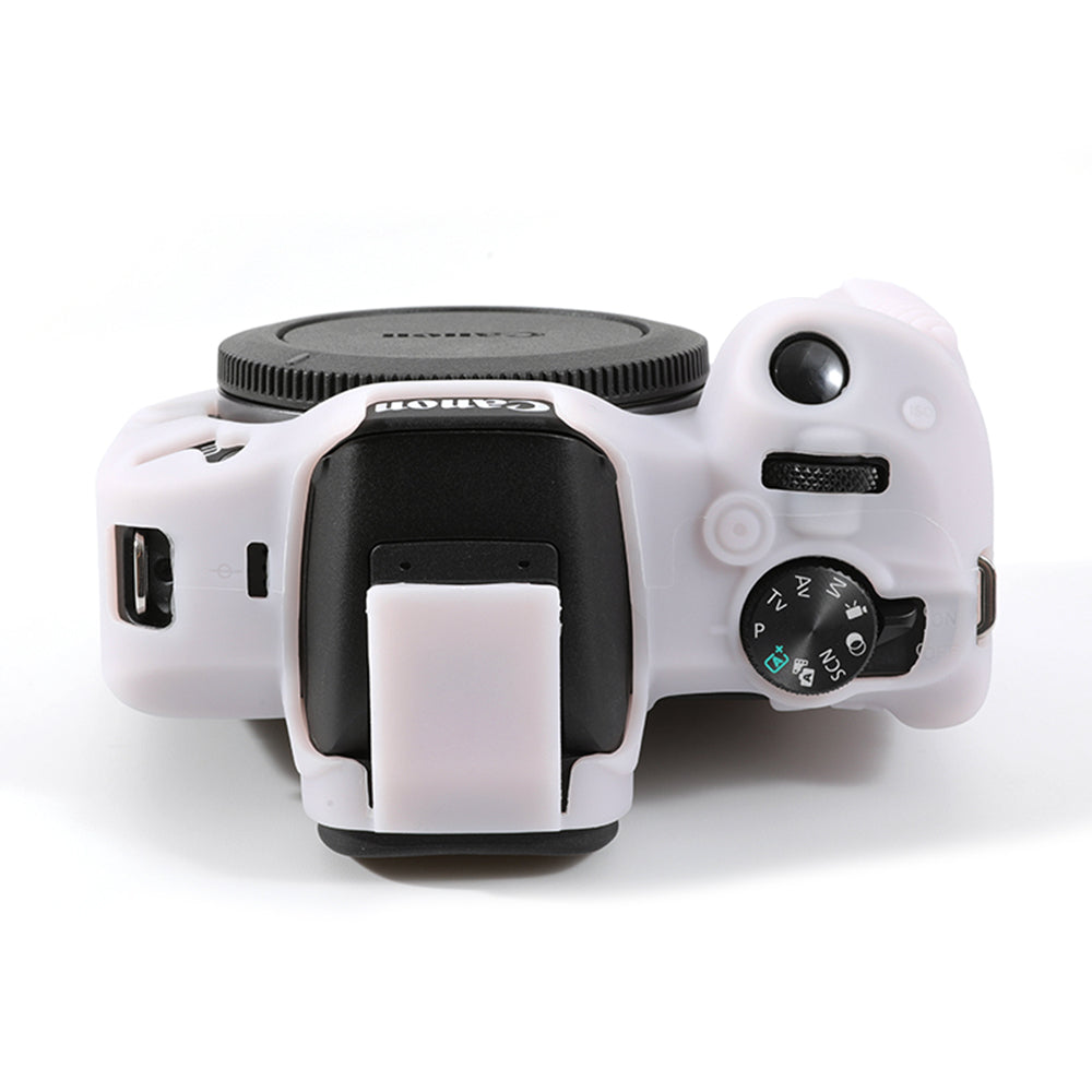 Uniqkart for Canon EOS R50 Soft Silicone Anti-drop Case Camera Protective Cover - Jelly Pink
