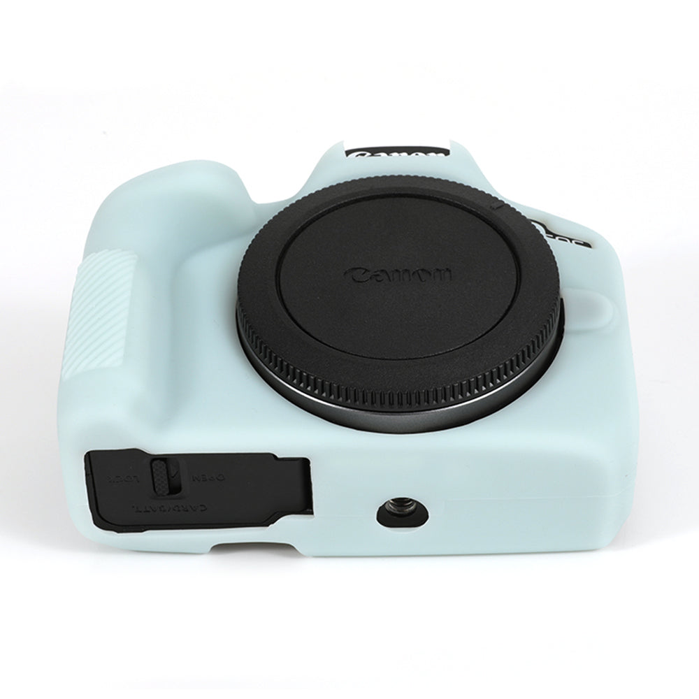 Uniqkart for Canon EOS R50 Soft Silicone Anti-drop Case Camera Protective Cover - Jelly Green