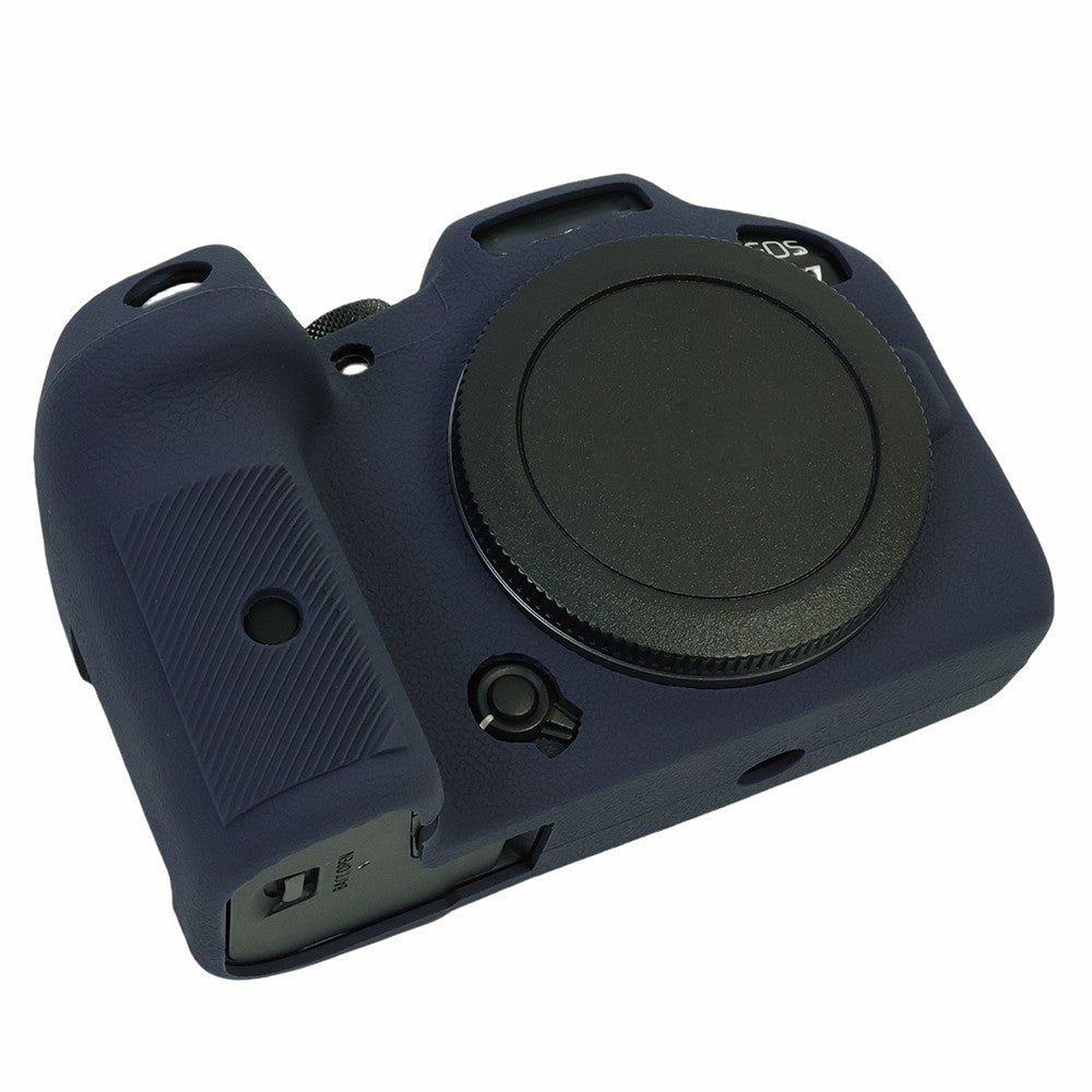 Uniqkart for Canon EOS R7 Silicone Case Camera Protector Anti-Scratch Sleeve Drop Protection Cover - Sapphire