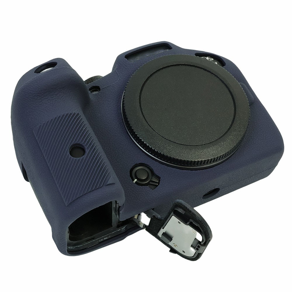 Uniqkart for Canon EOS R7 Silicone Case Camera Protector Anti-Scratch Sleeve Drop Protection Cover - Sapphire