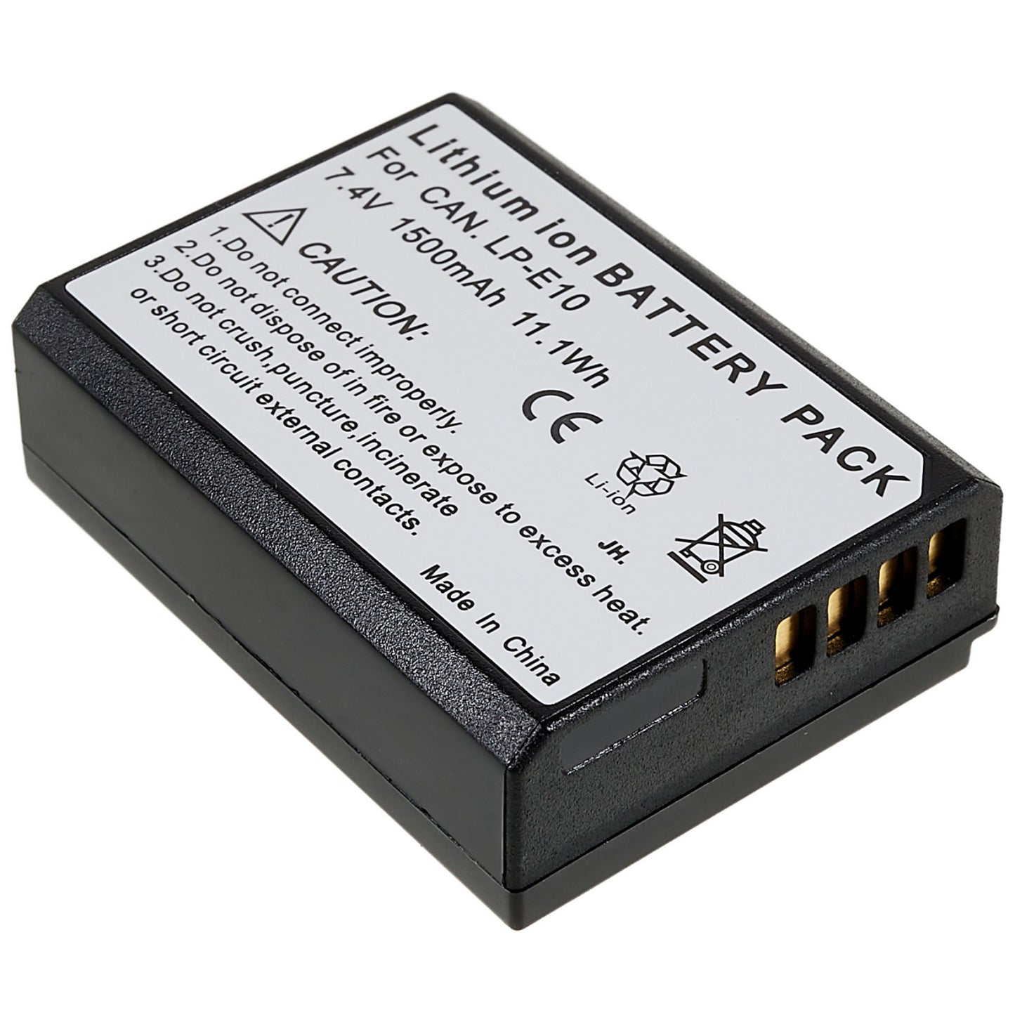 Uniqkart for CANON 1000D / 1100D / 1200D / 1300D / 1500D / 3000D 7.40V 1500mAh Camera Li-ion Battery Pack Assembly Part (Encode: LP-E10) (without Logo)