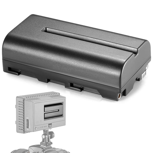 Uniqkart NP-F550 For Sony NP-F550 / 570 / 530 Camera Battery 2600mAh Rechargeable Battery Pack Replacement Power Supply