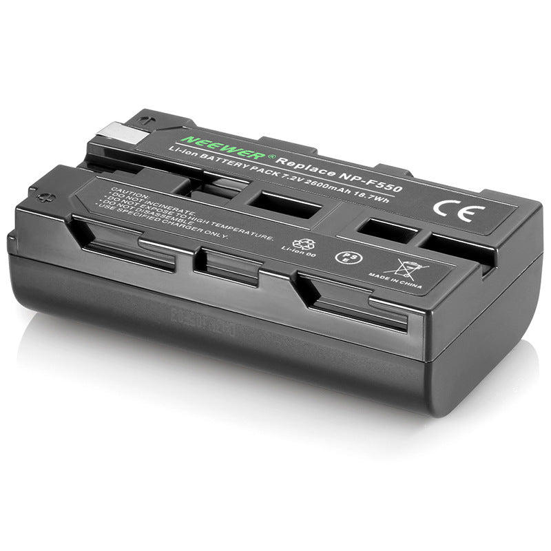 Uniqkart NP-F550 For Sony NP-F550 / 570 / 530 Camera Battery 2600mAh Rechargeable Battery Pack Replacement Power Supply