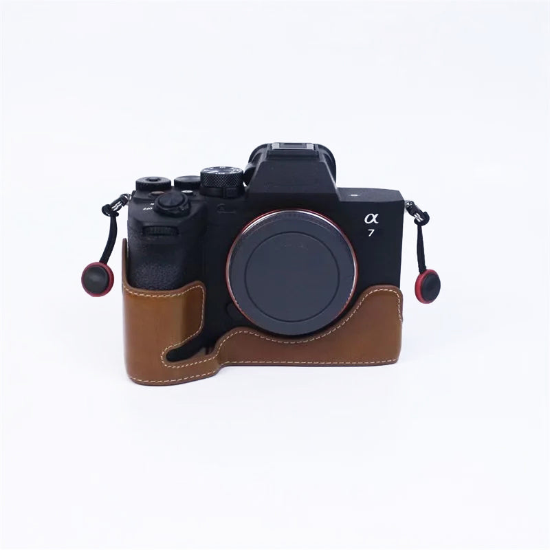 Uniqkart for Fuji XT4 XS10 Sony A7M4 A7r3 Nylon + Microfiber Leather Shoulder Strap Quick Release Camera Carrying Rope - Green