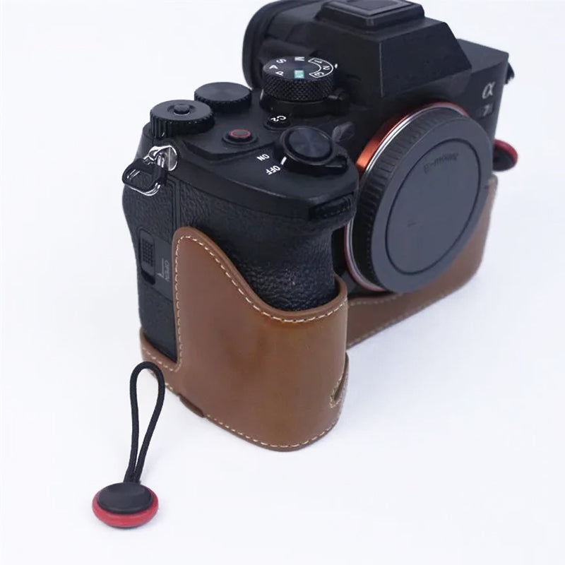 Uniqkart for Fuji XT4 XS10 Sony A7M4 A7C Quick Release Camera Carrying Rope Shoulder Strap - Red