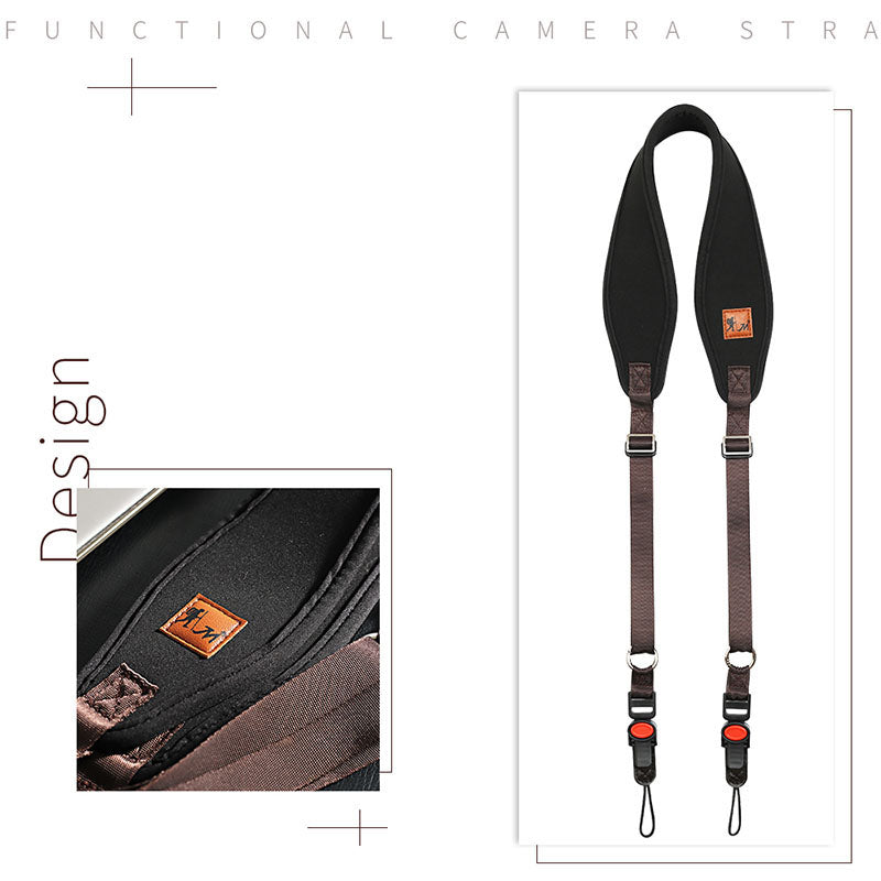 JN-FK Camera Nylon Carrying Strap Quick Release SLR Camera Neck Shoulder Strap Adjustable Rope