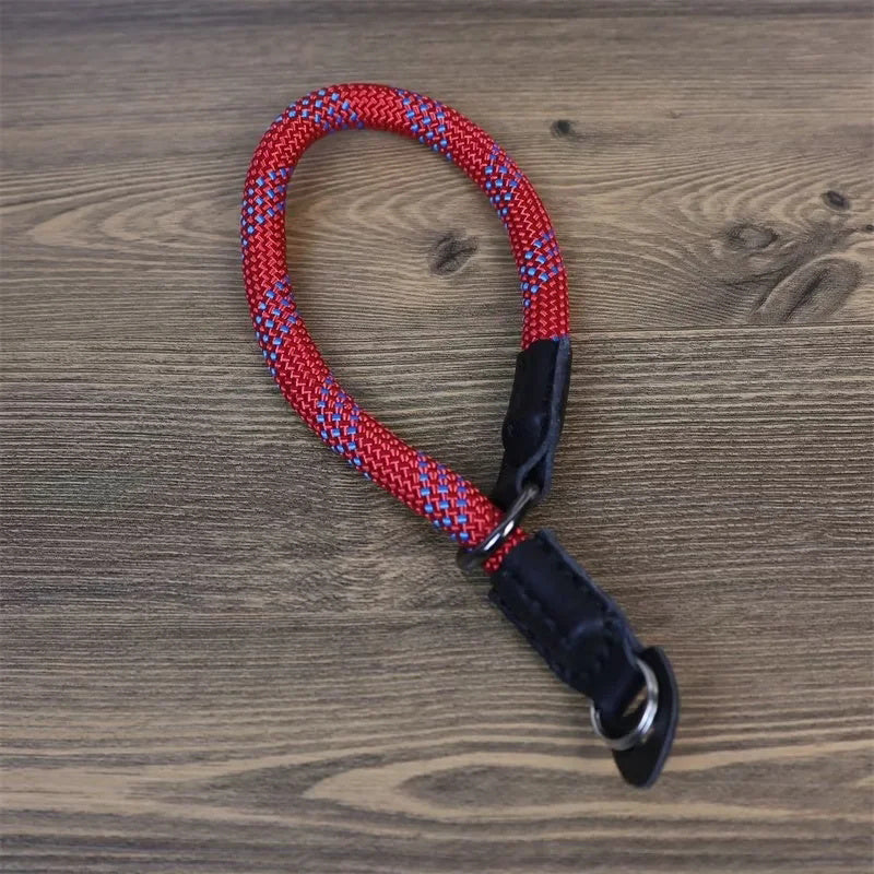 Uniqkart for Sony / Leica / Fujifilm Camera Wrist Strap Colored Nylon Braided Quick Release Hand Strap Uniqkart for Convenient Carrying - Red