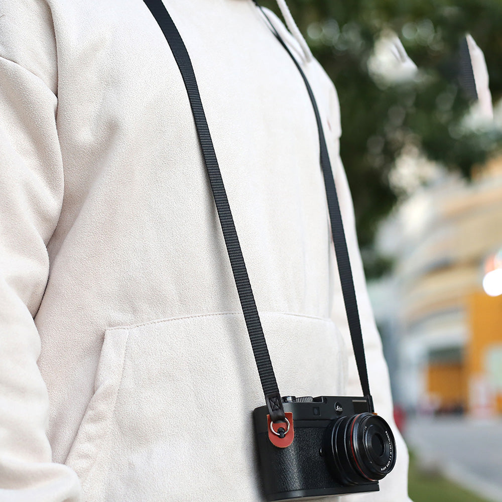 JN-KZ For Sony / Fujifilm XT3 / 2 Camera Shoulder Strap Quick Release Comfortable Slim Interchangeable Lens Digital Camera Sling Strap Neck-mounted Strap
