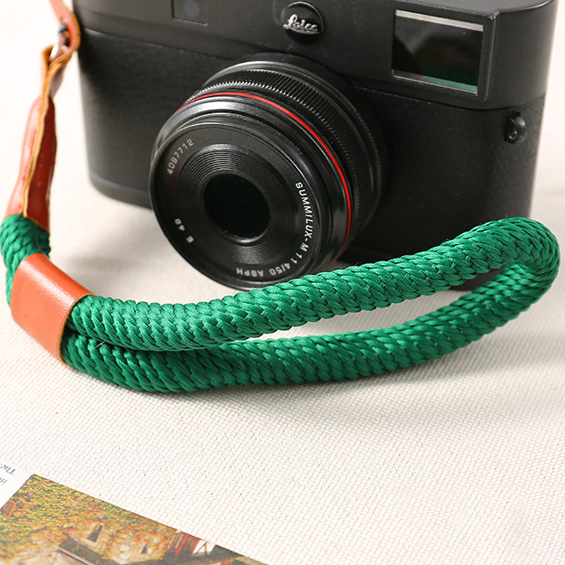 SLR Camera Climbing Rope Hand Strap Camera Carrying Anti-lost Wrist Rope - Green