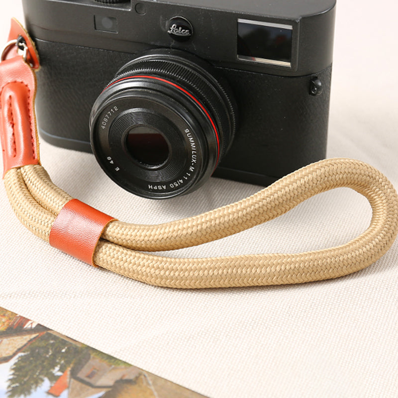 SLR Camera Climbing Rope Hand Strap Camera Carrying Anti-lost Wrist Rope - Khaki
