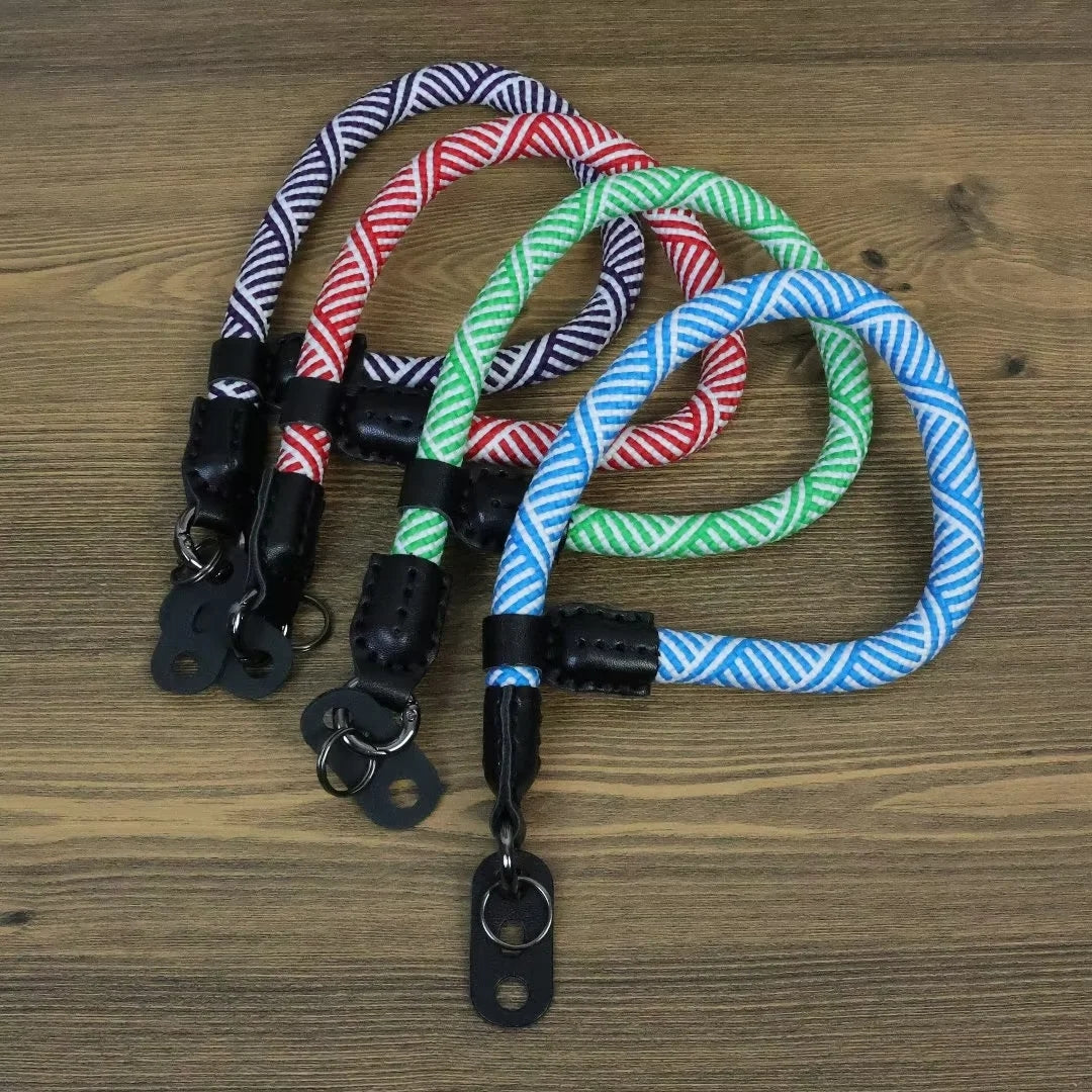 1.2 x 21cm Nylon Camera Strap for Sony Fuji Canon Nikon Panasonic Anti-Lost Safety Hand Strap - Style F