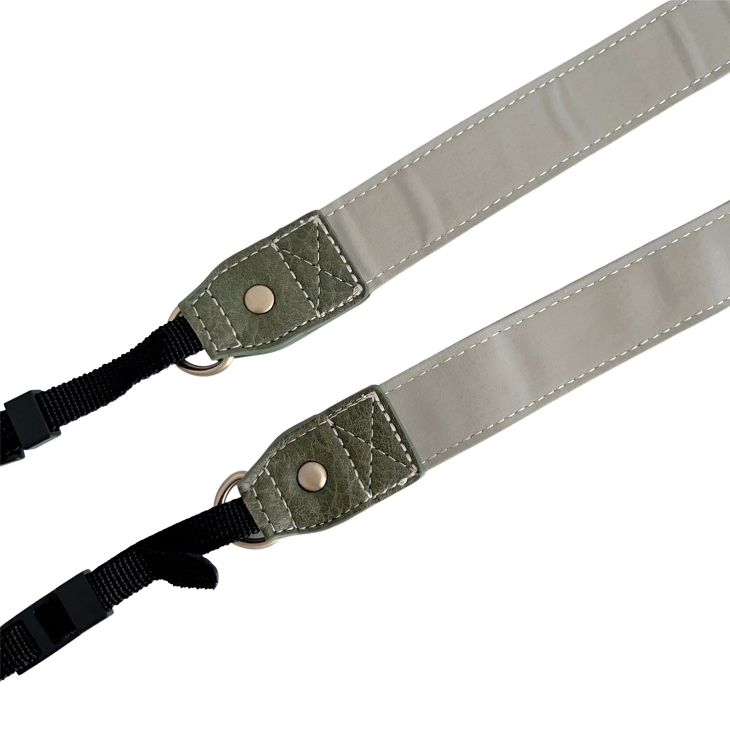 DSLR SLR Camera Strap PU Leather Camera Neck Shoulder Strap for Canon Nikon Sony Fujifilm Panasonic - Black