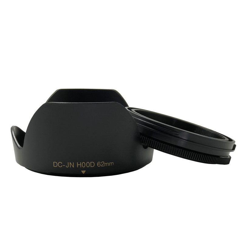 SLR Camera Reversible Design Lens Hood Plastic Camera Lens Shading Cover - 62mm