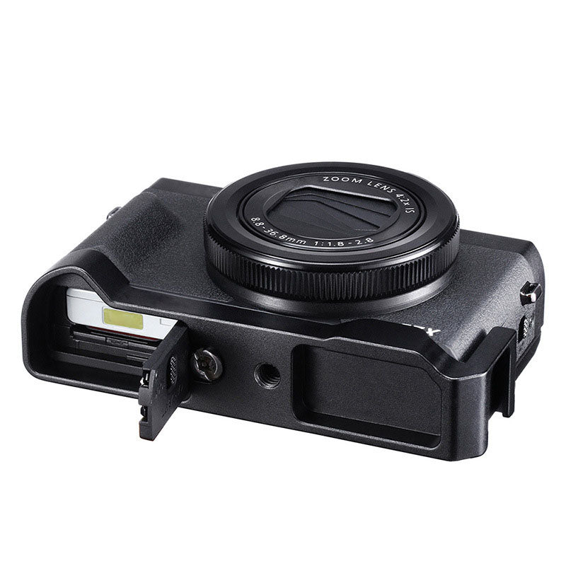 Uniqkart R016 Camera Mount Adapter Vlog Microphone Cold Shoe Expansion Stand for Canon G7X Mark III