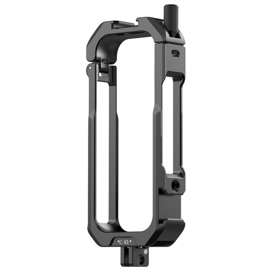 Uniqkart C-X3 Metal Expansion Cage for Insta360 X3 Action Camera Protective Frame Case