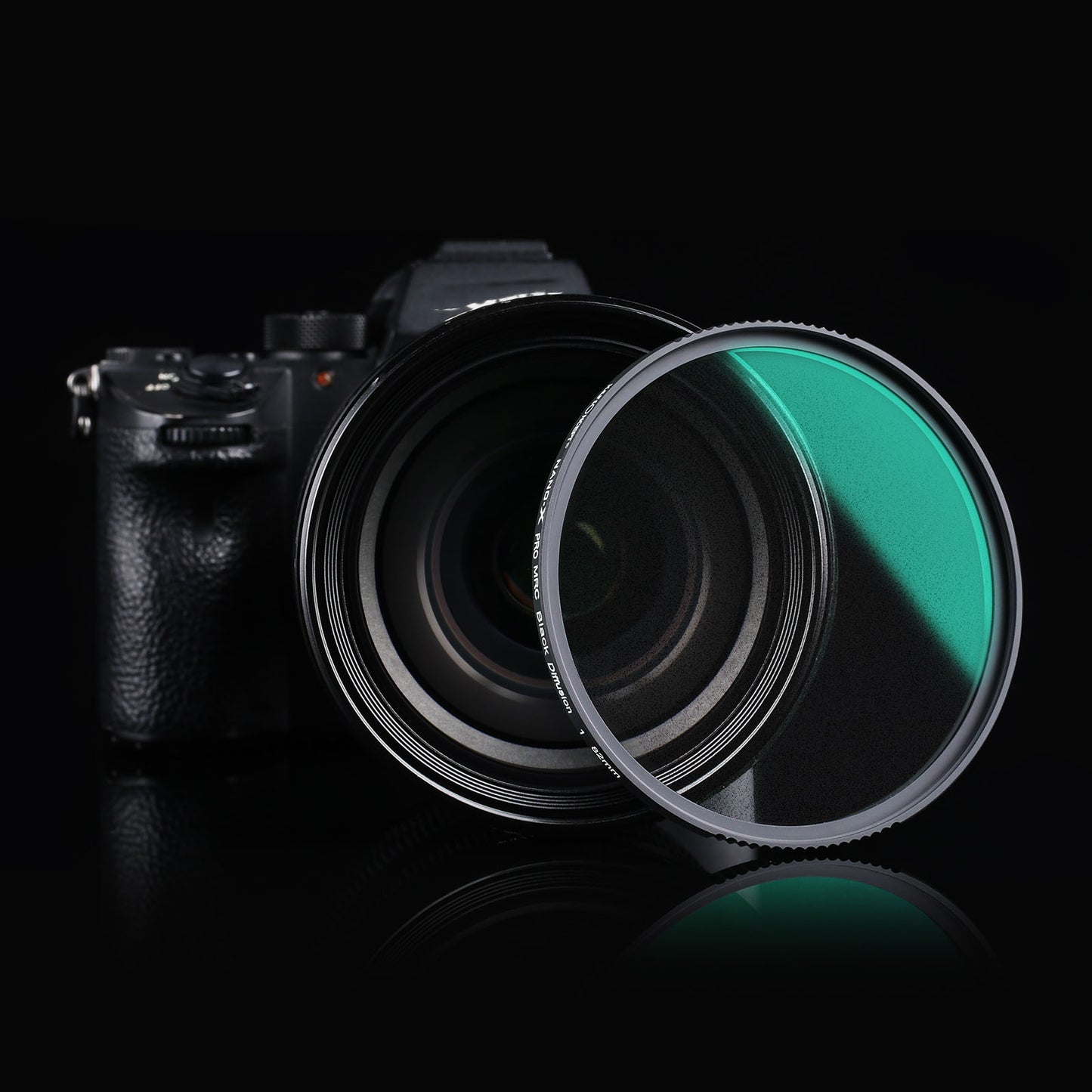 K&amp;F CONCEPT KF01.1695 Nano-X Optical Glass Black Mist 82mm 1 / 1 Filter Anti-scratch Diffusion Video Photography Multi-layer Coating Movie Camera Lens Filter