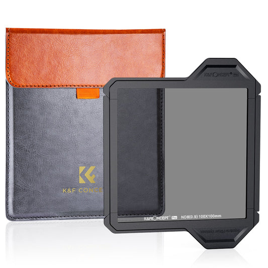 K&amp;F CONCEPT SKU.1872 100x100x2mm Multi-Layer Coating Camera Lens ND8 Filter AGC Optical Glass True Color HD Clear Waterproof Square ND Lens Filter