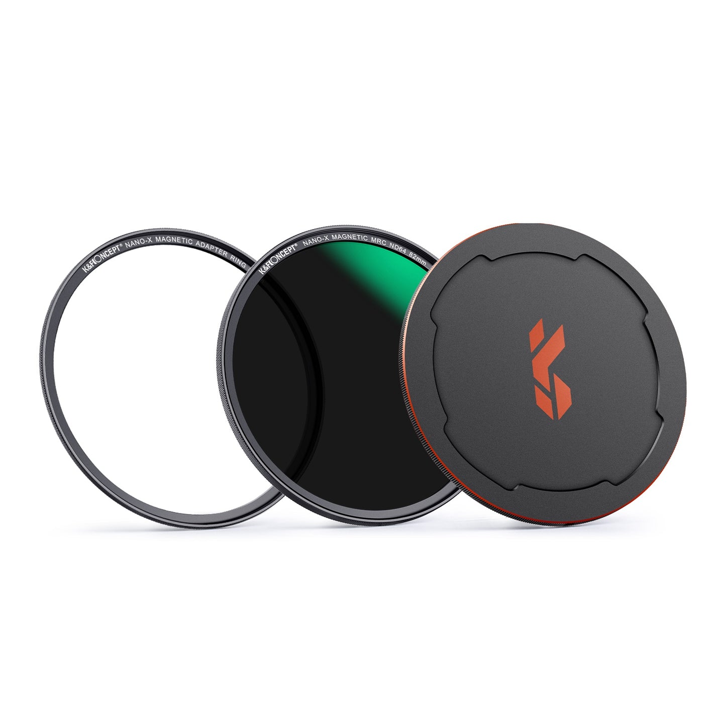 K&amp;F CONCEPT 82mm Magnetic Pluggable ND64 Lens Filter 6-Stop Neutral Density Quick-Release Filter Waterproof Anti-Scratch Multi-Layer Coated Lens Filter