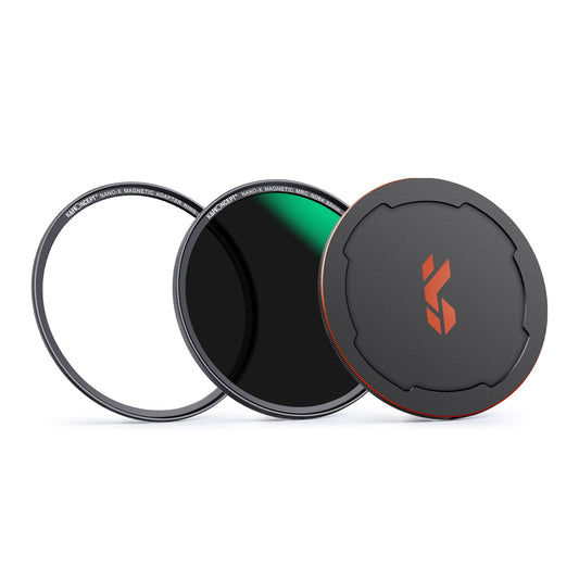 K&amp;F CONCEPT 82mm Magnetic Pluggable ND64 Lens Filter 6-Stop Neutral Density Quick-Release Filter Waterproof Anti-Scratch Multi-Layer Coated Lens Filter