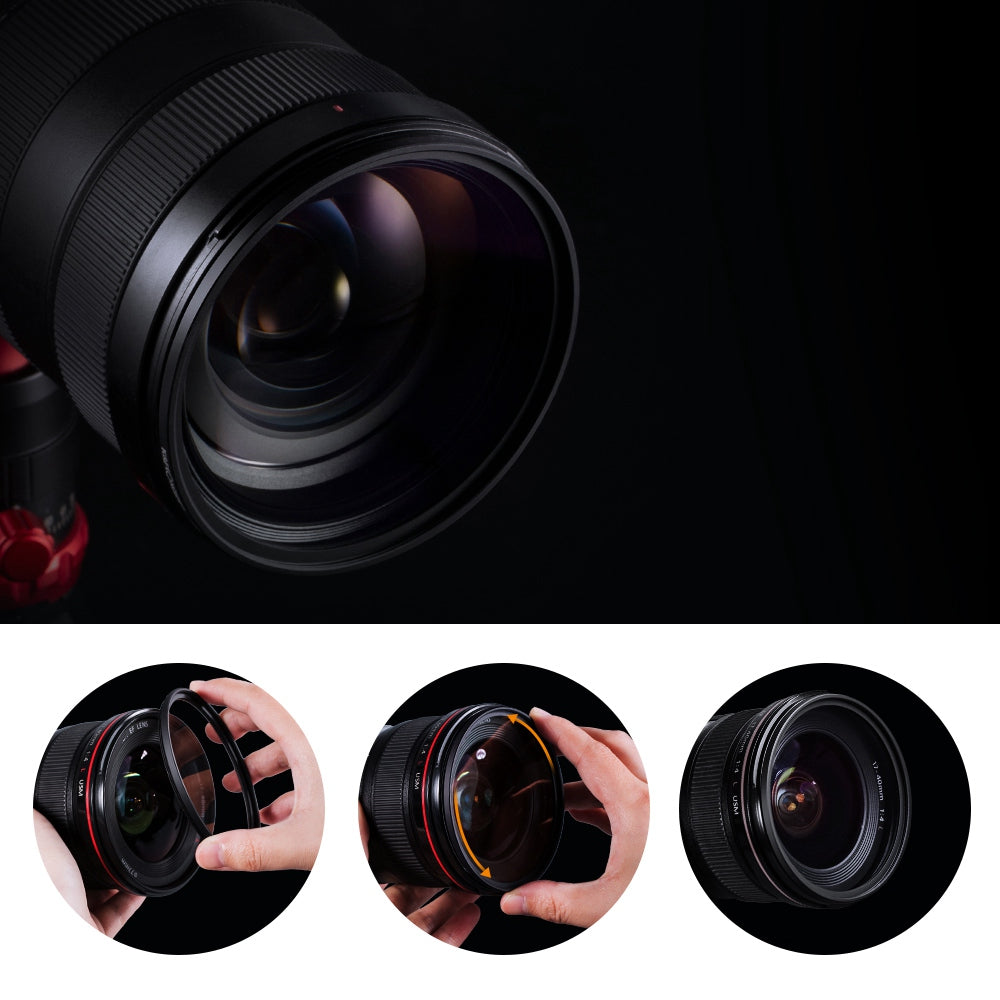 K&amp;F CONCEPT KF01.1429 82mm MC UV Camera Lens Filter High Light Transmittance Ultra-slim Anti-reflection Scratch Resistant Filter
