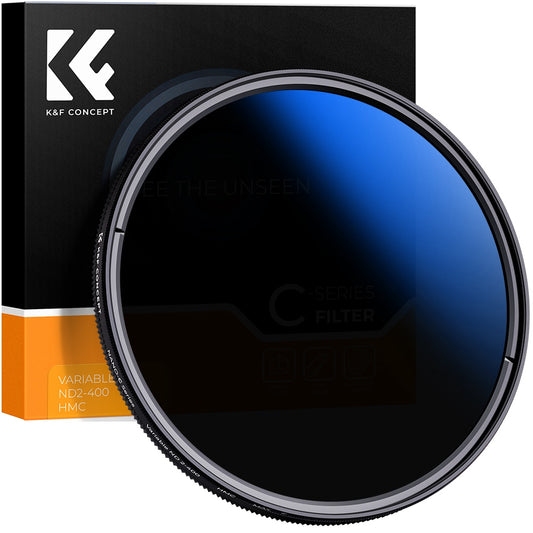 K&amp;F CONCEPT KF01.1406 ND2-400 Neutral Density Fader Variable ND Filter Ultra Thin Multilayer Coating 82mm Camera Lens Filter
