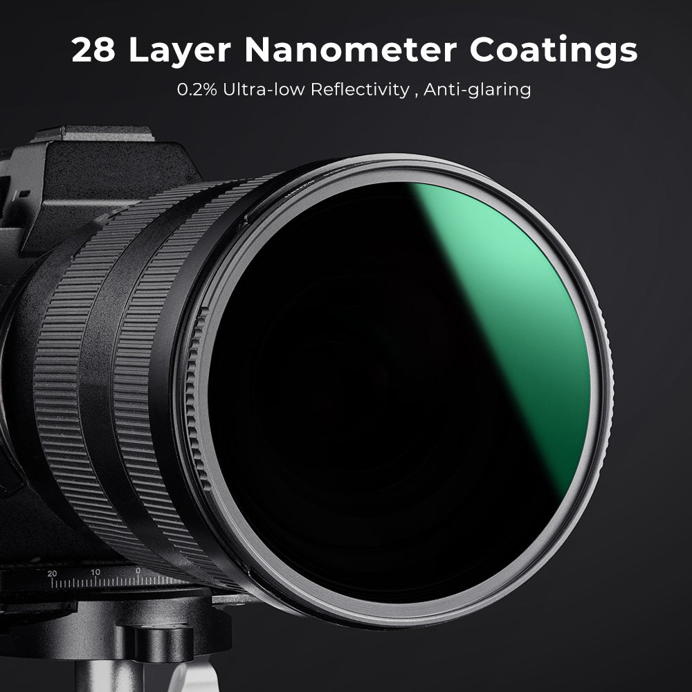 K&amp;F CONCEPT KF01.1238 Nano-X ND1000 Filter 10 Stops Light Reduction 82mm ND Lens Filter HD Waterproof Ultra-Thin Multi-Coated Filter for Camera Lens