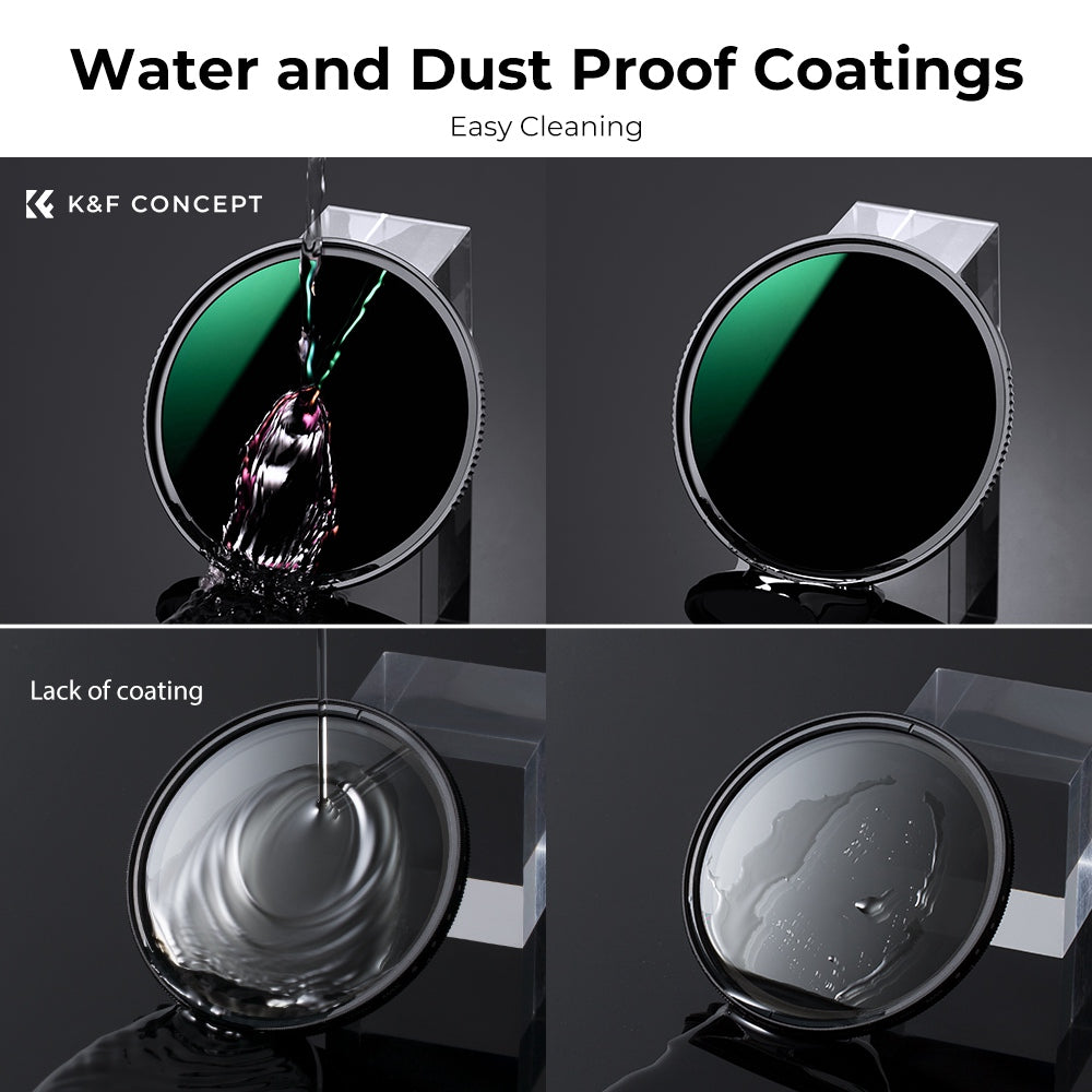 K&amp;F CONCEPT KF01.1238 Nano-X ND1000 Filter 10 Stops Light Reduction 82mm ND Lens Filter HD Waterproof Ultra-Thin Multi-Coated Filter for Camera Lens