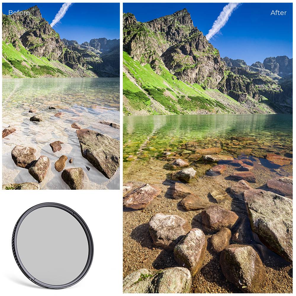 K&amp;F CONCEPT KF01.1442 82mm MC CPL Filter Ultra-thin Optical Glass Round Multi-Layer Coating Design DSLR Camera Lens Accessories