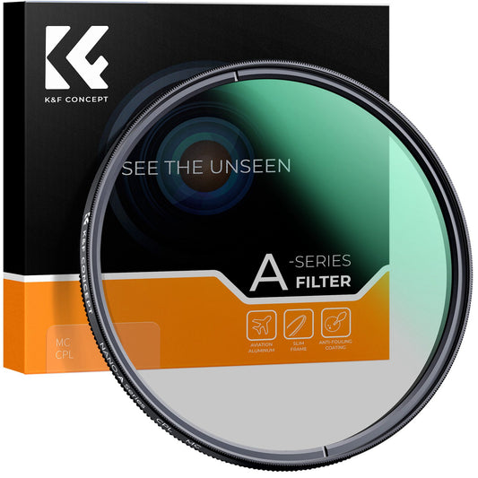 K&amp;F CONCEPT KF01.1161 82mm Round CPL Filter Ultra-Slim Multi-Layer Coating Camera Lens Accessories for Reducing Glare / Enhancing Contrast / Reducing Reflection