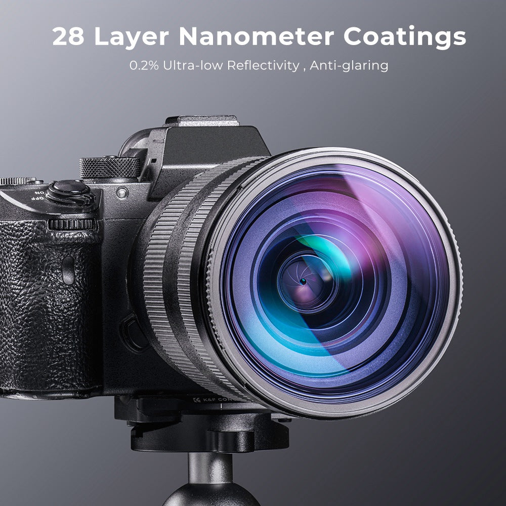 K&amp;F CONCEPT 82mm Nano-X Light Pollution Cut Filter for Camera Lenses Transparent Natural Night Filters for Night / Starry Sky