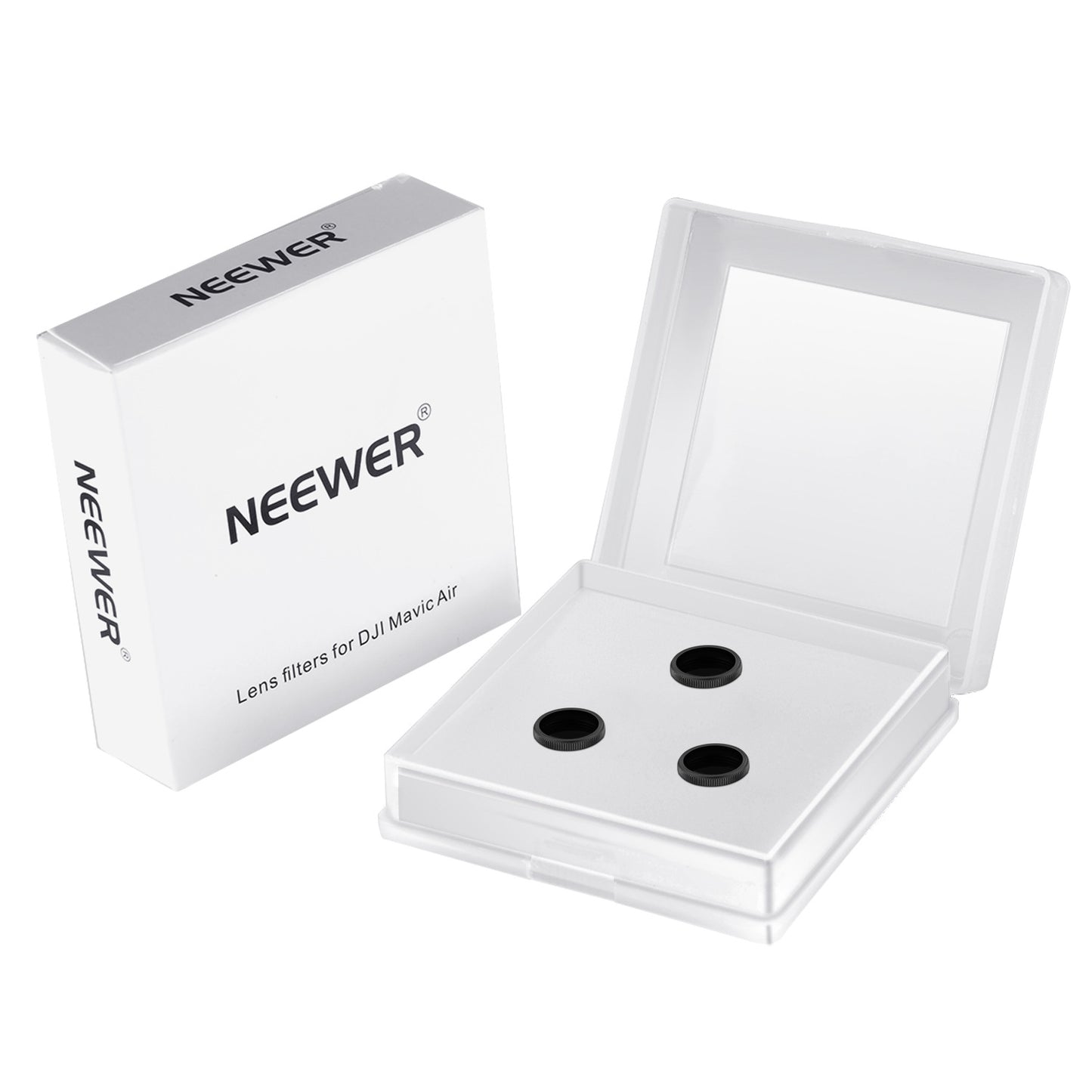 Uniqkart NW-096 For DJI Mavic Air 3Pcs / Set ND4+ND8+ND16 Lens Filters Aluminum Alloy + Optical Glass Drone ND Lens Filters