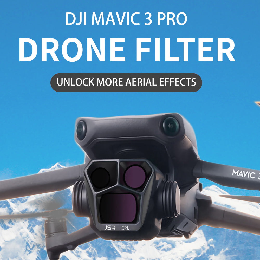 Junestar JSR-1015-02 For DJI Mavic 3 Pro GB Style Aluminum Alloy+Glass CPL Lens Filter