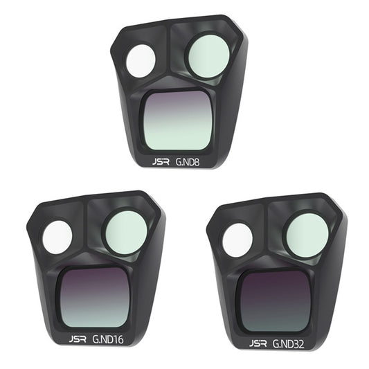 Junestar GB-3IN1(GND) JSR-1015-25 For DJI Mavic 3 Pro ND8+ND16+ND32 Filter Aluminum Alloy+Glass Lens Filters Set
