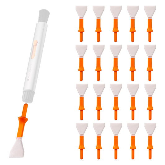 K&amp;F CONCEPT SKU.1901 20PCS Replacement Cleaning APS-C Cleaning Swabs 24mm Full Frame Cleaning Brushes Set for Camera