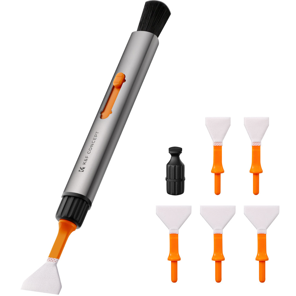 K&amp;F CONCEPT SKU.1898 Versatile Switch Cleaning Pen Replacement Cleaning Brush Set for Camera Lens, Drone Lens Cleaning Tool