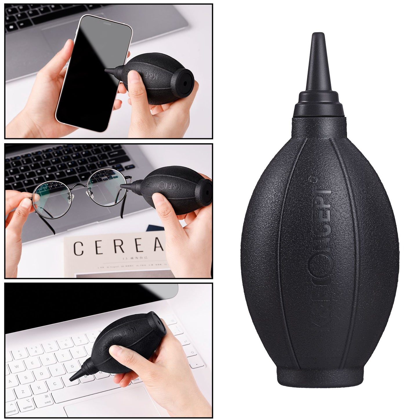 K&amp;F CONCEPT Camera Air Blower for Filters  /  Sensor  /  Screen  /  Keyboard Cleaning Tool Silicone Air Blower