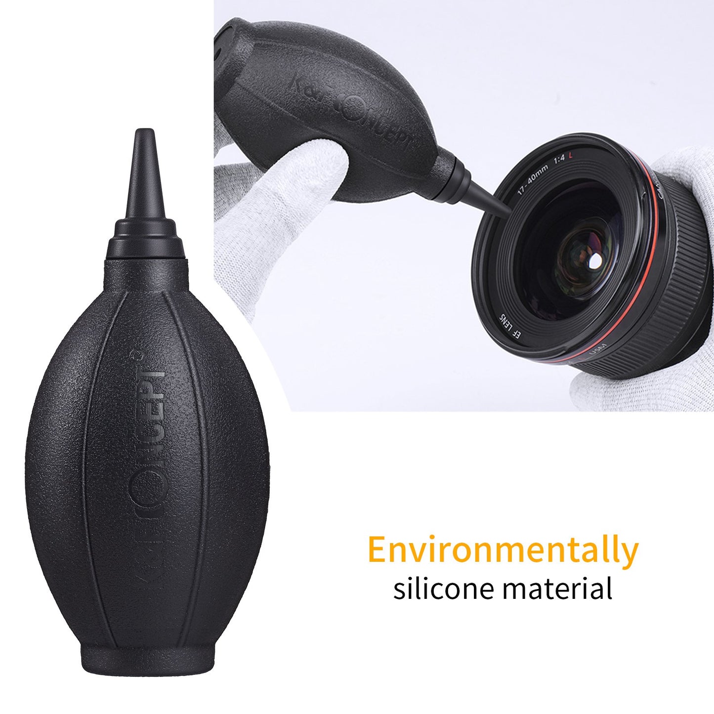 K&amp;F CONCEPT Camera Air Blower for Filters  /  Sensor  /  Screen  /  Keyboard Cleaning Tool Silicone Air Blower