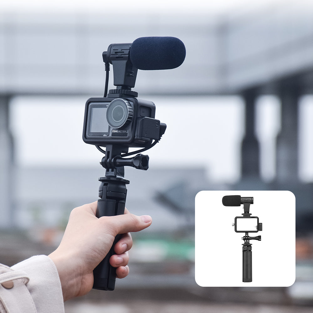 Frame + Tripod + Microphone + Audio Head for OSMO ACTION