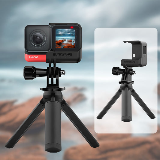 Frame Protective Border Quick Release Cradle Mount &amp; Desktop Tripod for Insta360 One R Sport Camera
