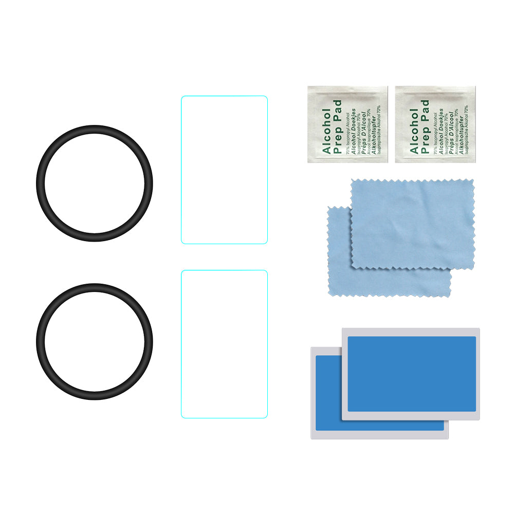 Tempered Glass Screen Protector Film + Protective Lens Cover for GoPro Max HD